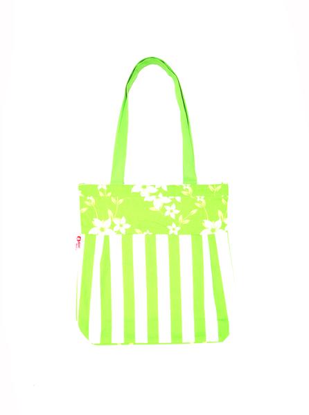 Shopping Bag - Wind Flr Green