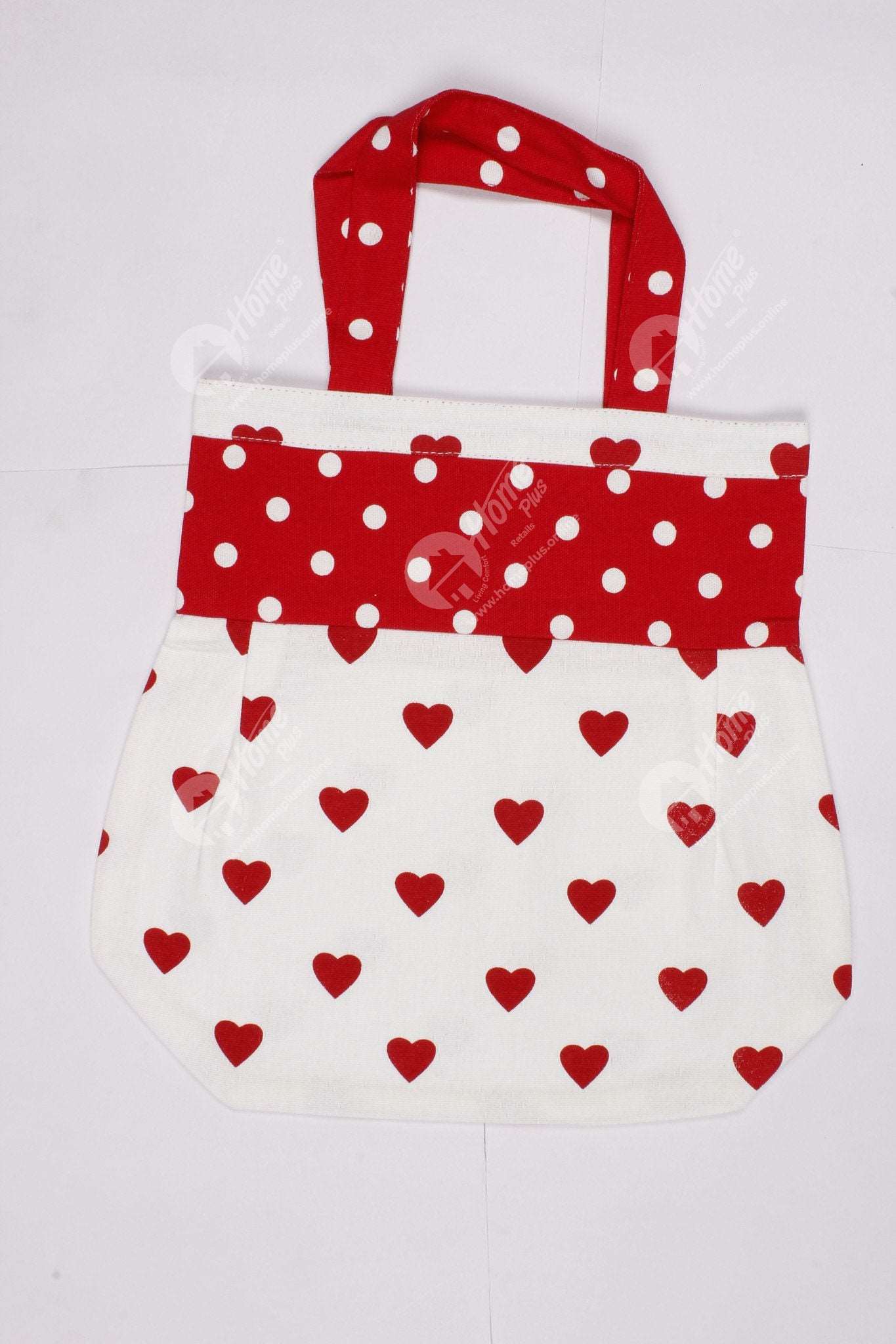 Fancy bag - Large Hearts Red