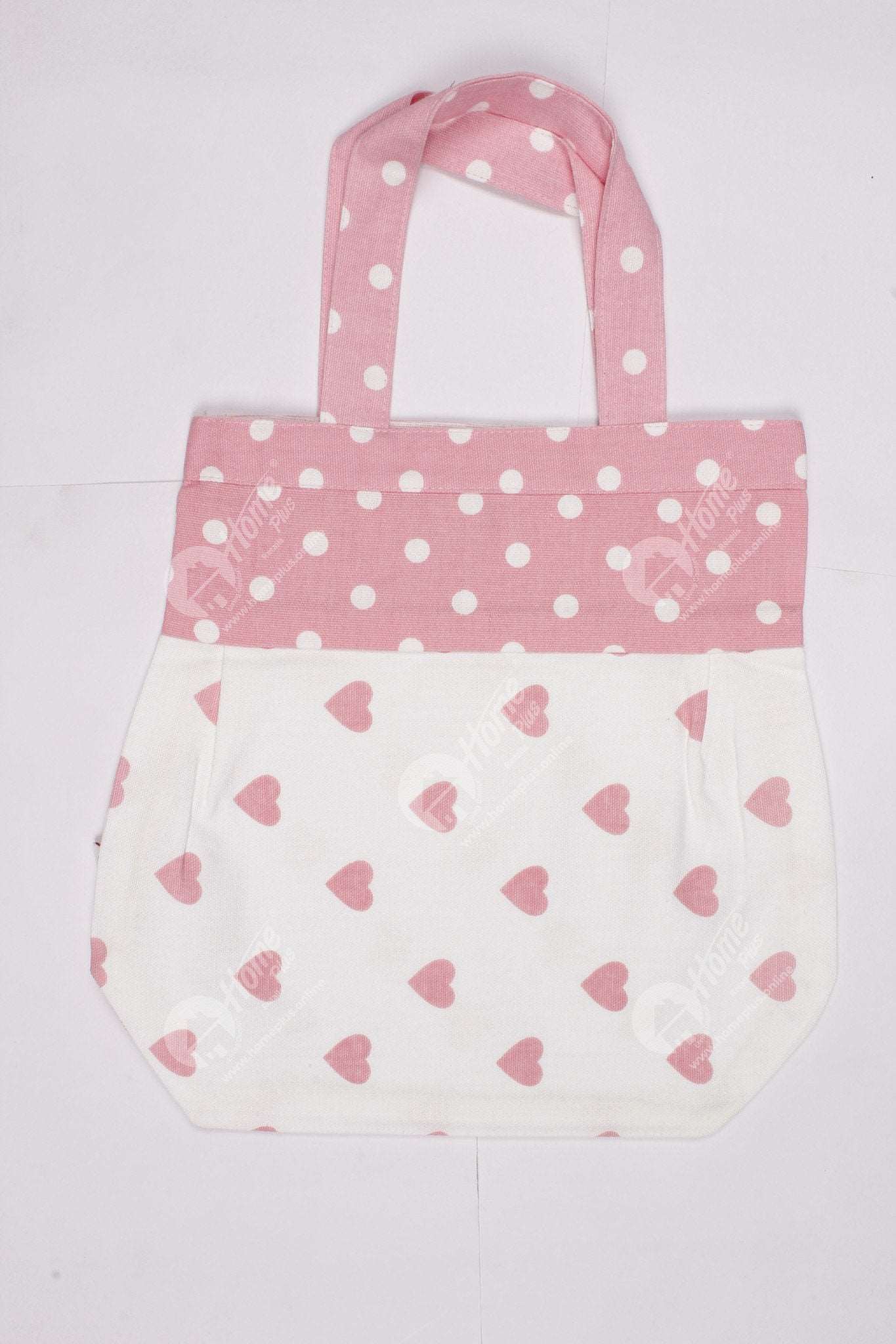 Fancy bag - Large Hearts Pink