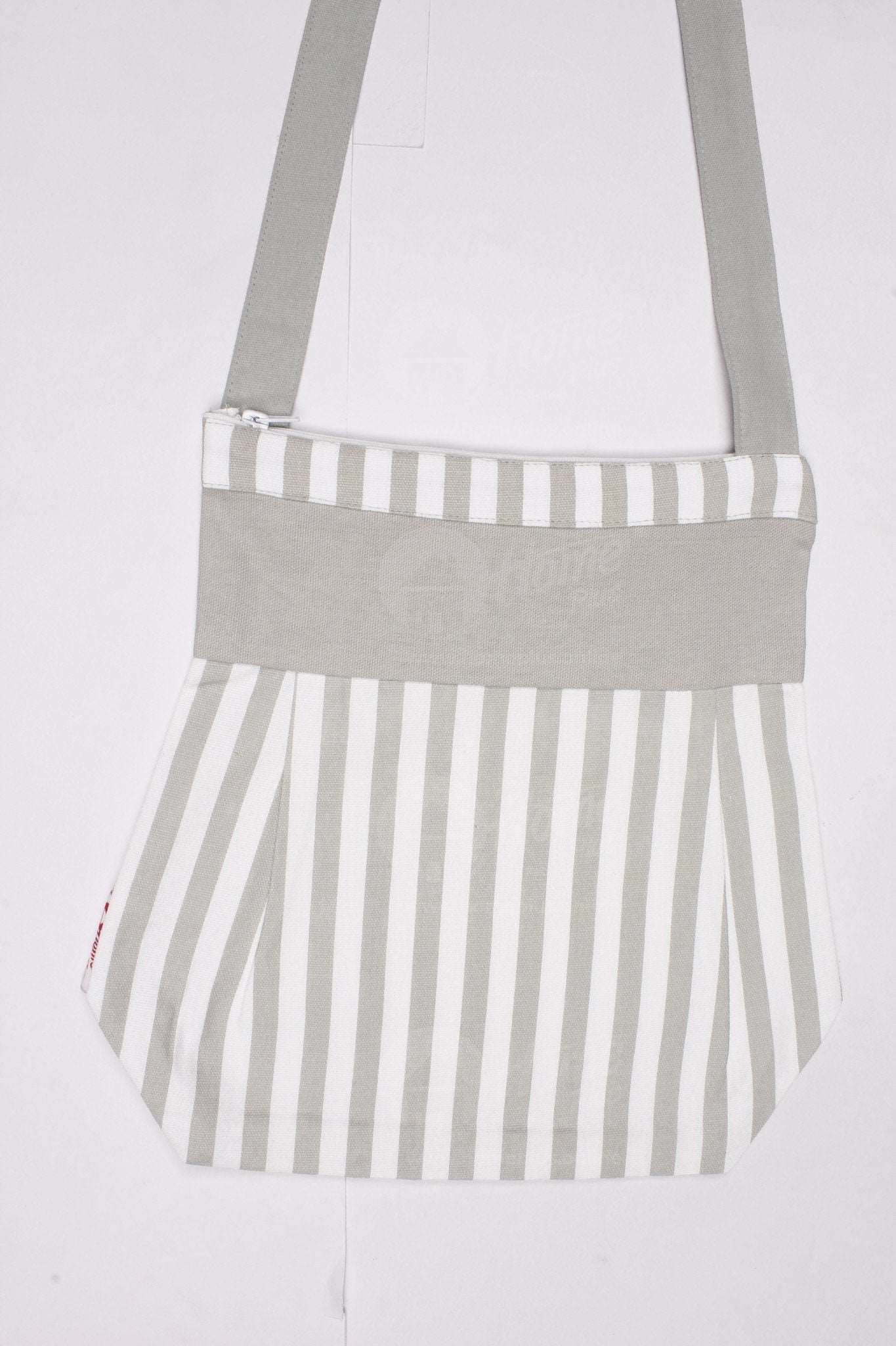 Fancy Bag Long Handle - Thin Stripe Grey