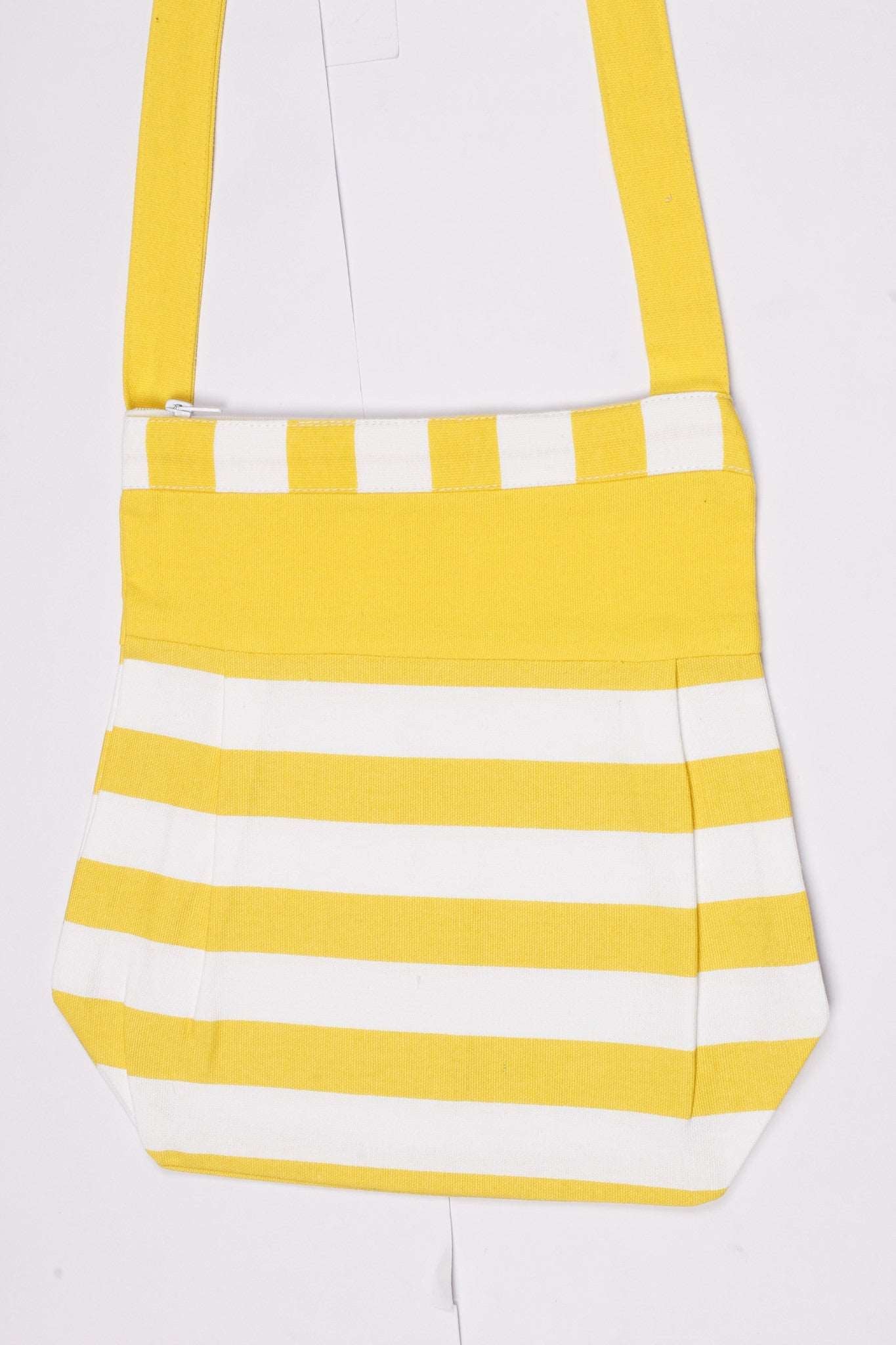 Fancy Bag Long Handle - Thick Stripe Yellow