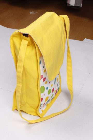 Fancy Bag Long Handle - Multi Polka Dot