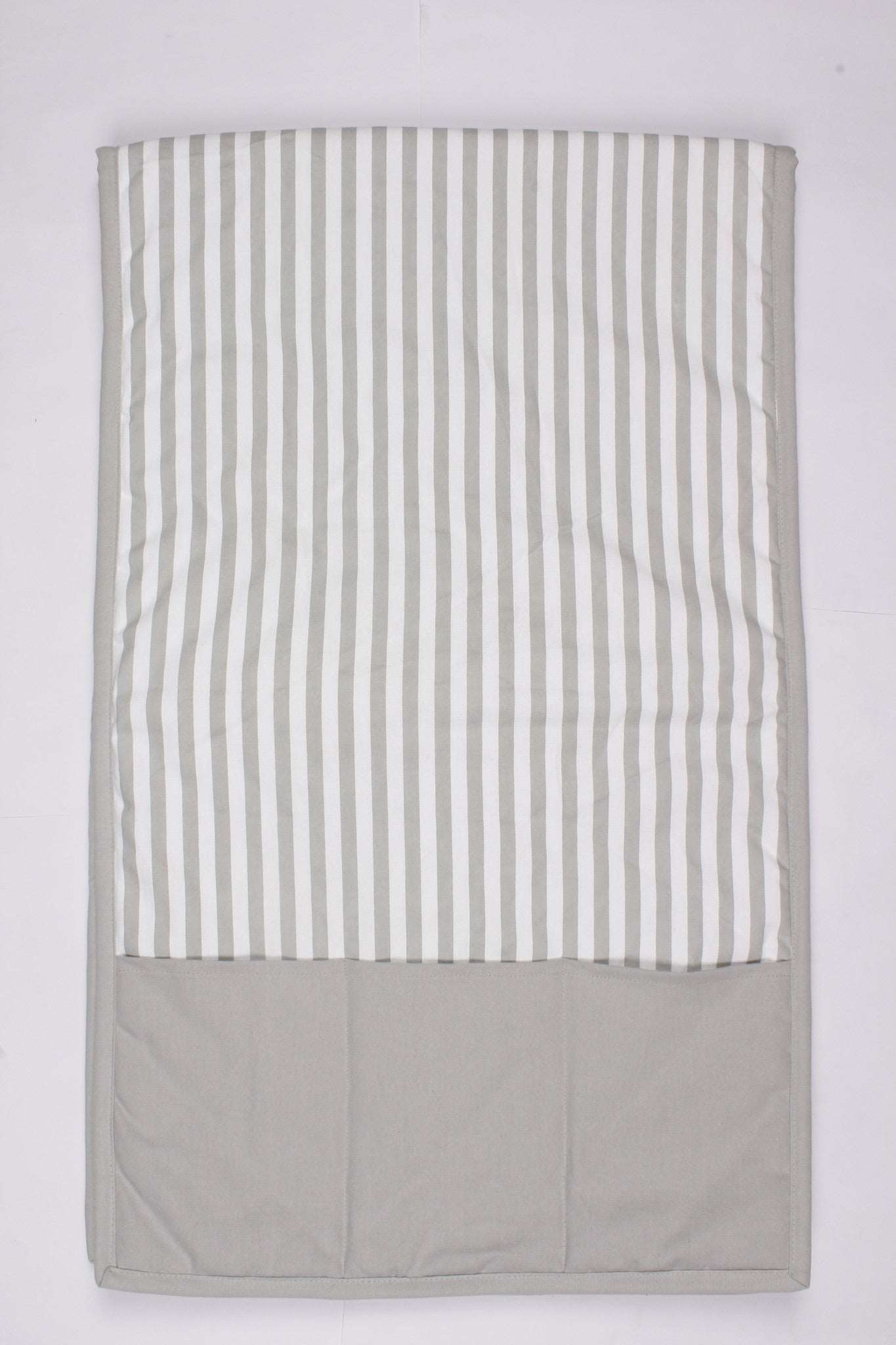 Fridge Cover Set - Thin Stripe Grey
