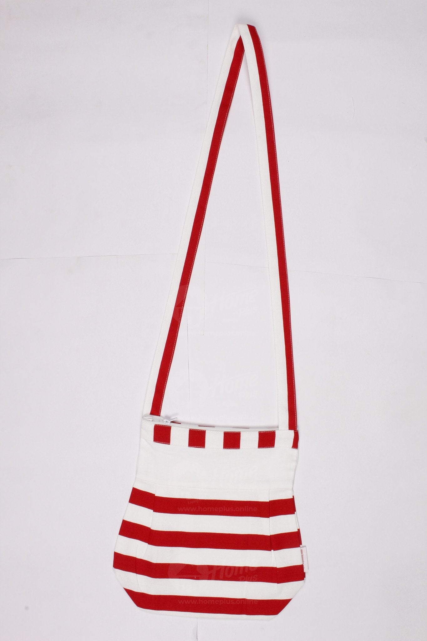 Fancy Bag Long Handle - Thick Stripe Red
