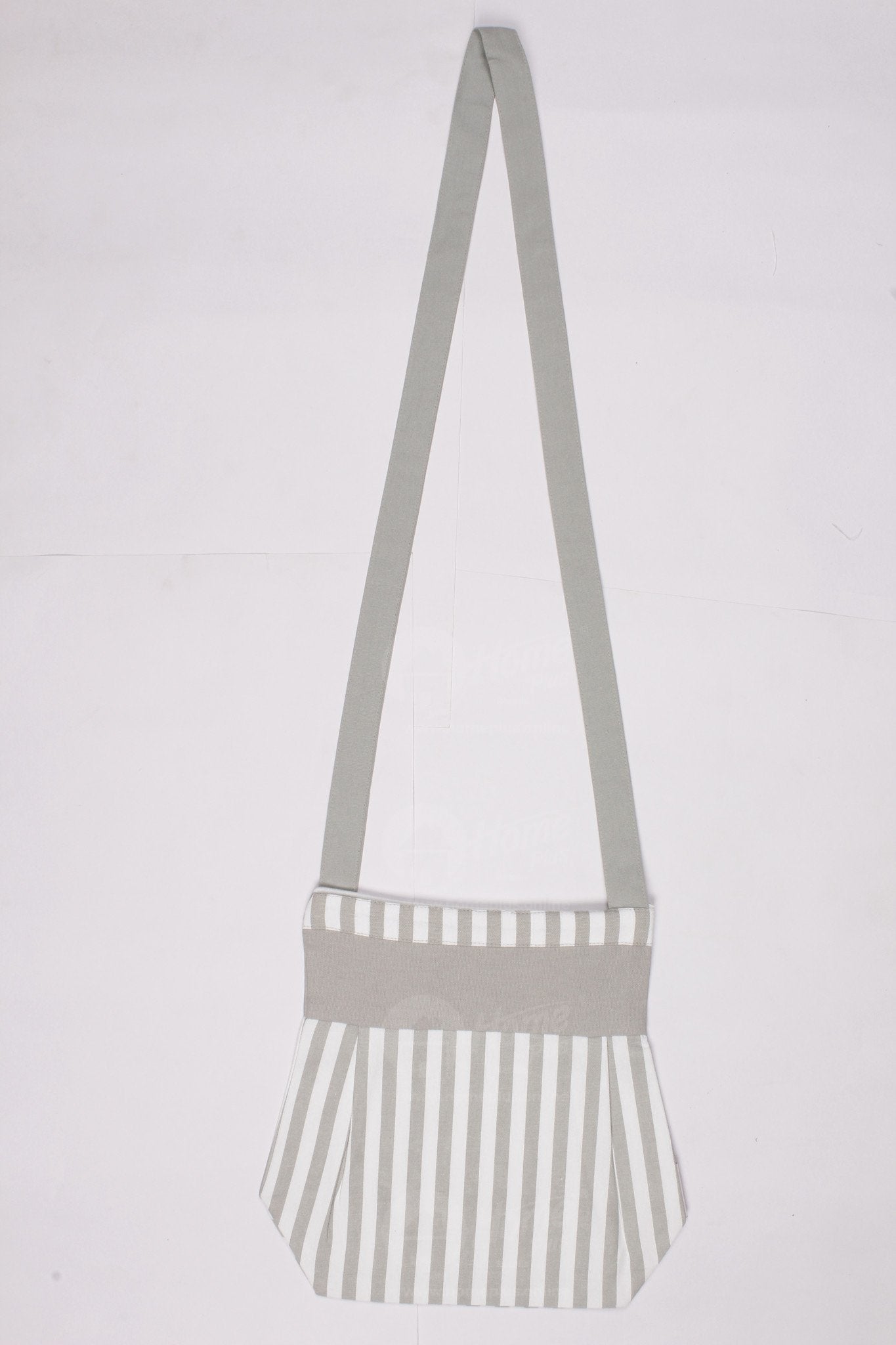 Fancy Bag Long Handle - Thin Stripe Grey