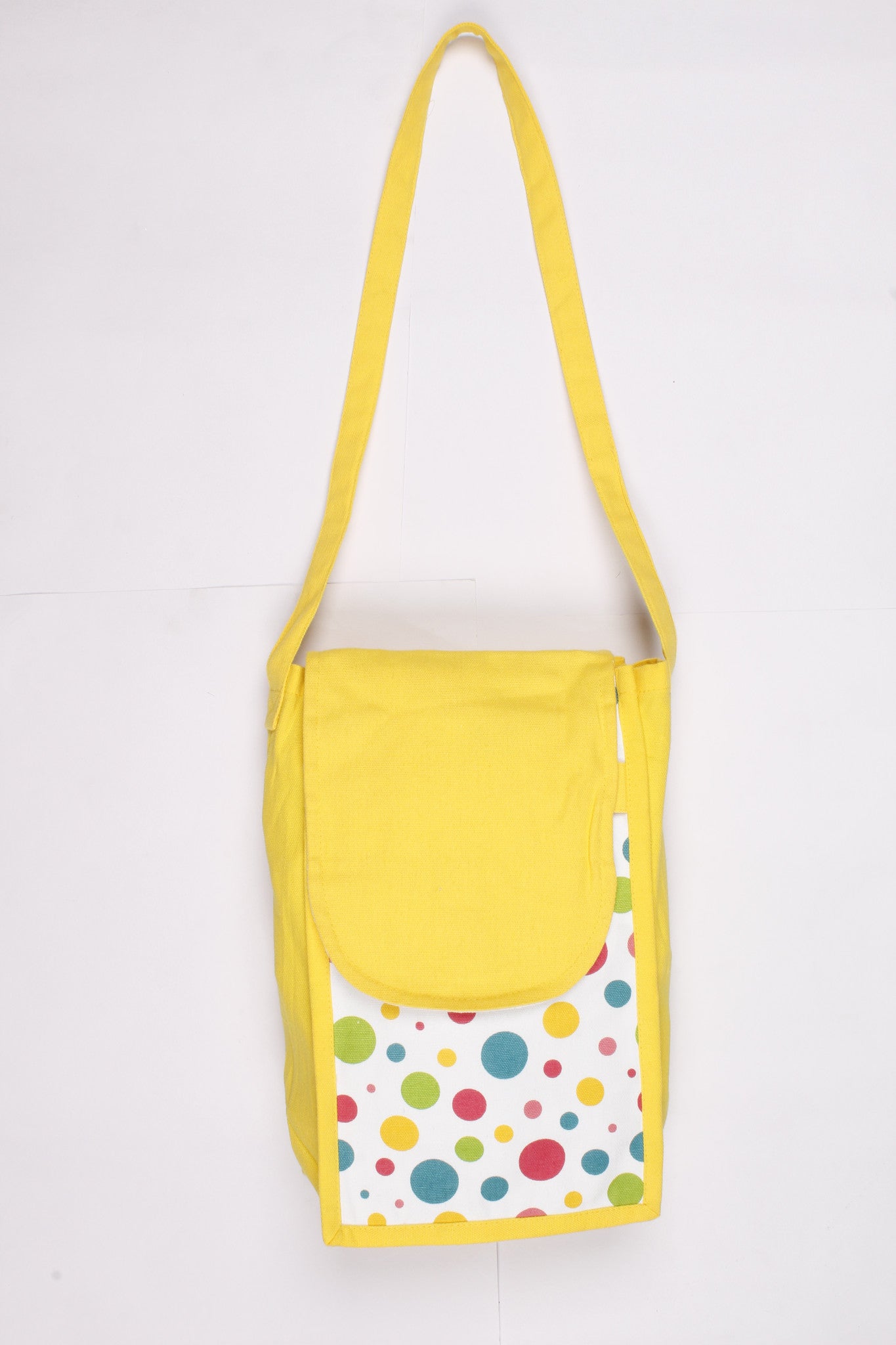 Fancy Bag Long Handle - Multi Polka Dot