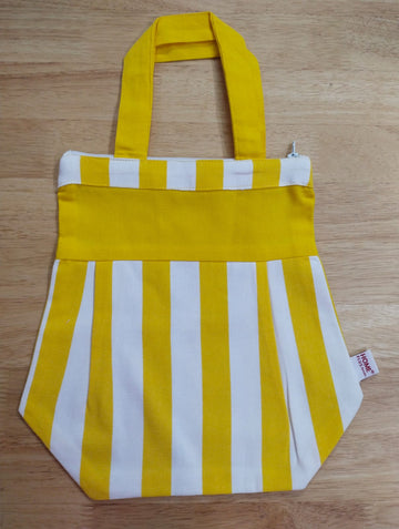 Fancy Bag -Thick Stripe Yellow