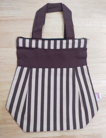 Fancy Bag -Thin Stripe Choco