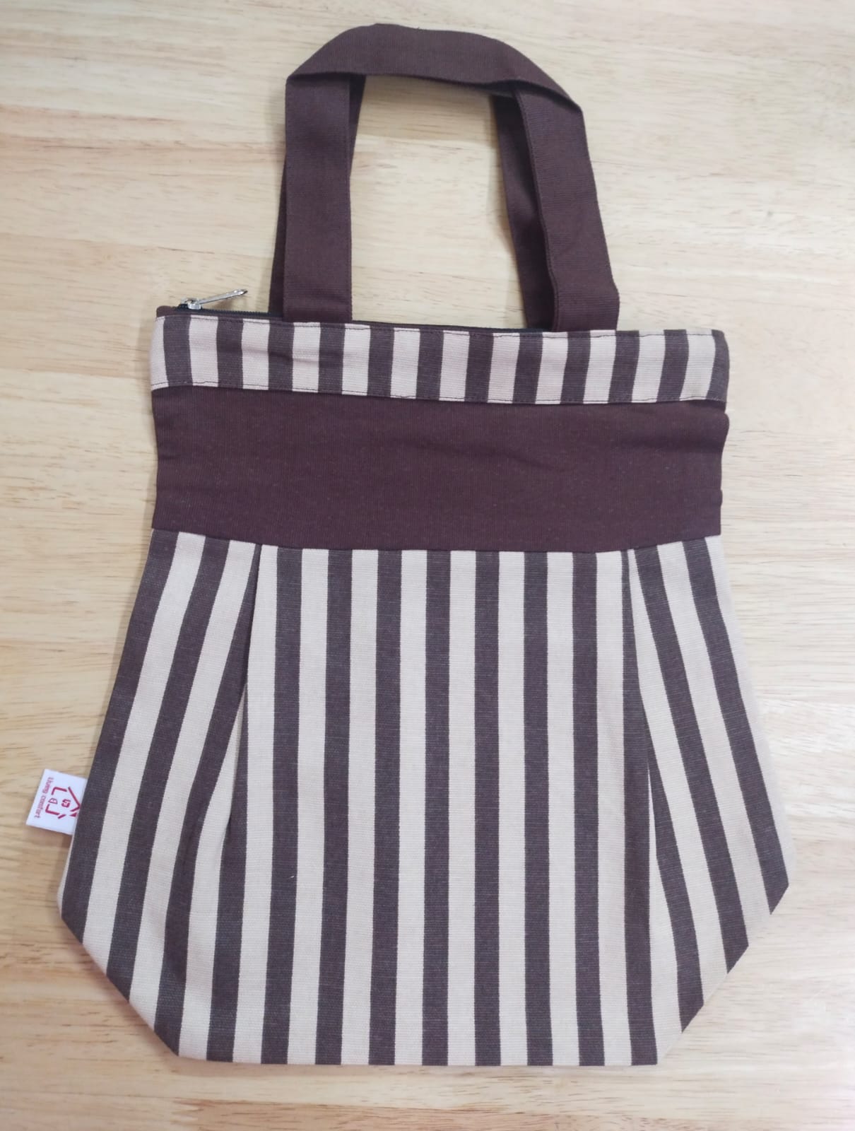 Fancy Bag -Thin Stripe Choco