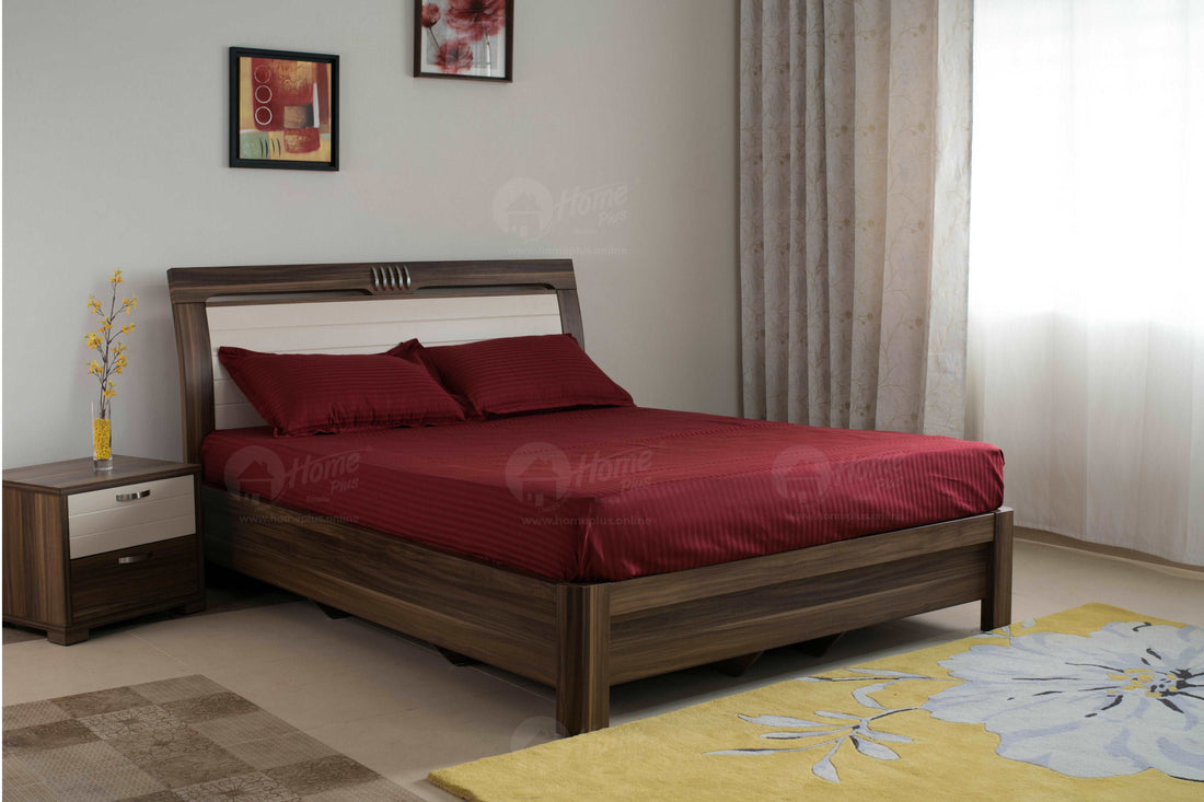 Fitted Sheet 300TC - Maroon