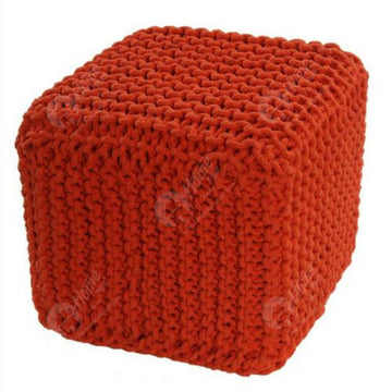 Knitted Cube Orange