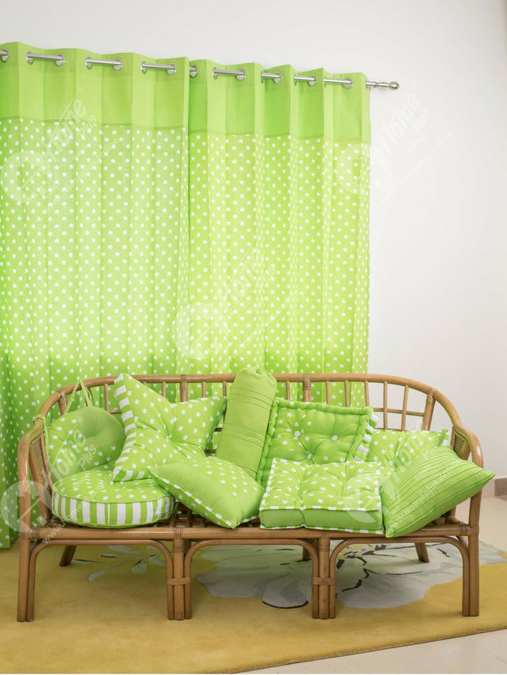Curtains - Star Green