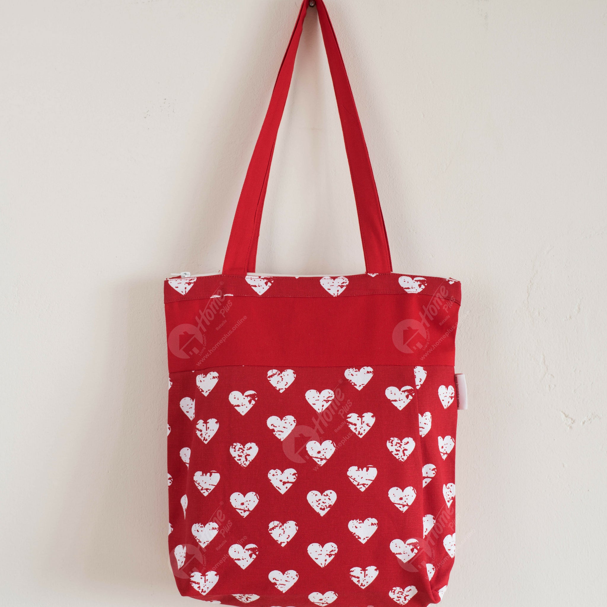 Shopping Bag - Heart Pro Red