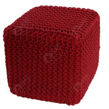 Knitted Cube Red