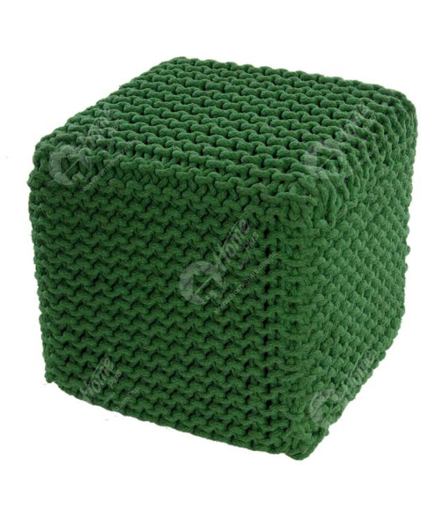 Knitted Cube Green