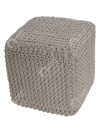 Knitted Cube Off White
