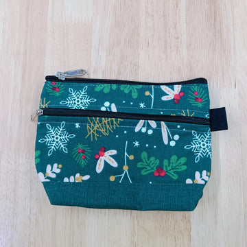 Small Pouch X-Mas  Festive Forest