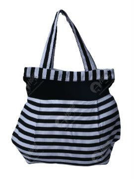 Fancy Bag - Thin Stripe Black