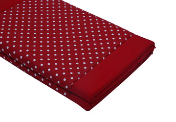 Foam Bed -Polka Dots Red